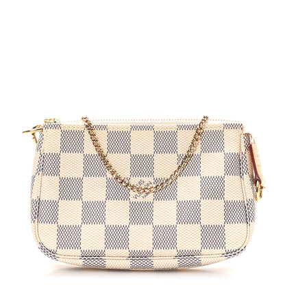 Louis Vuitton Damier Azur Mini Pochette Accessories 1 of 9