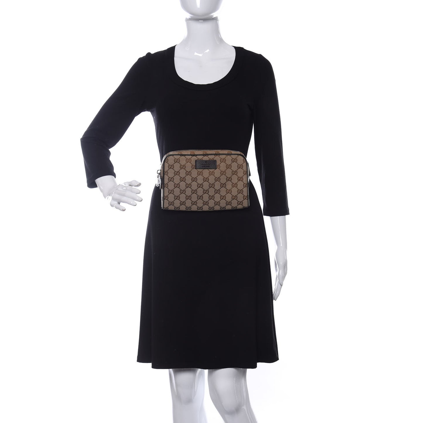 Monogram Belt Bag Dark Brown