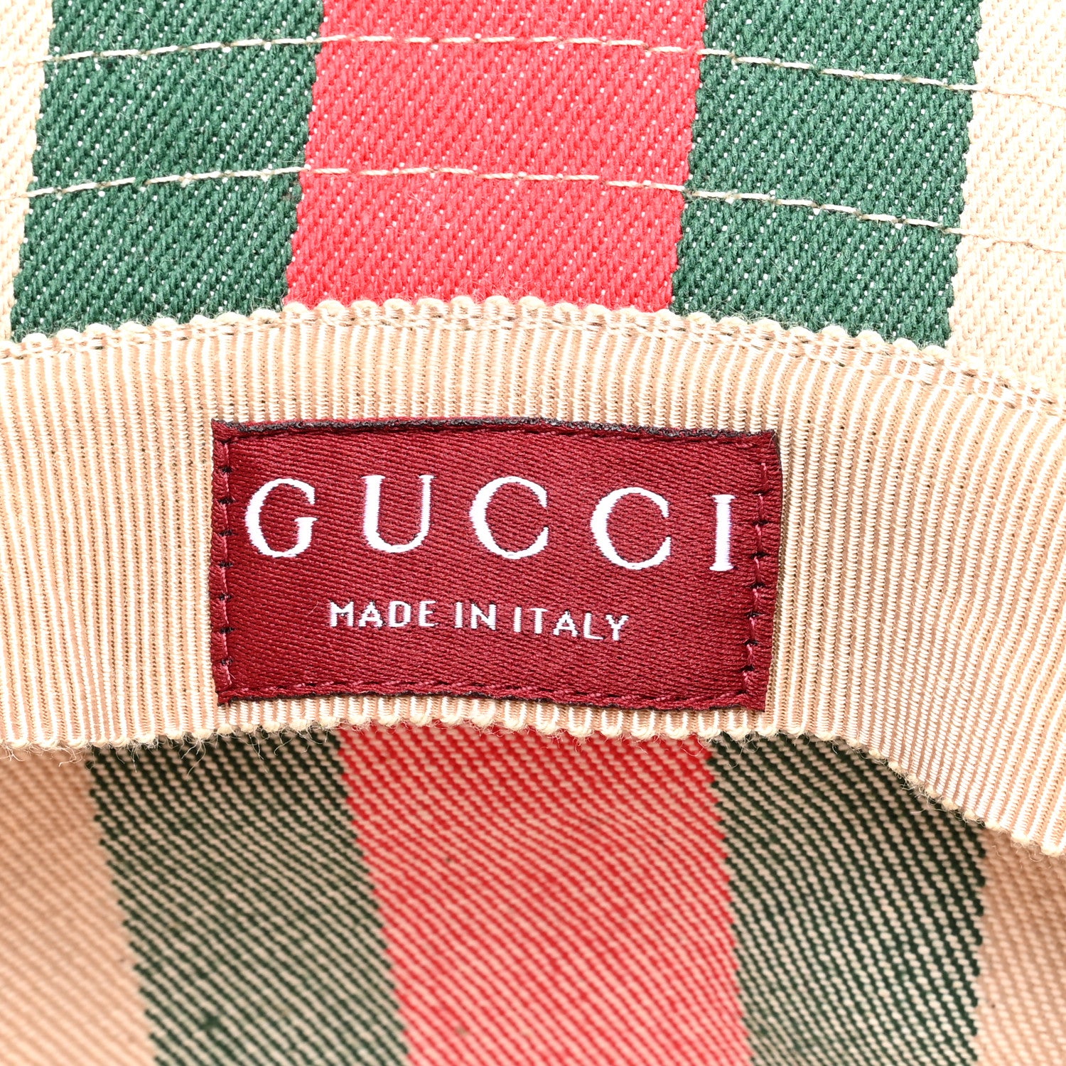 Gucci Monogram Canvas Web Bucket Hat L Beige 8 of 8