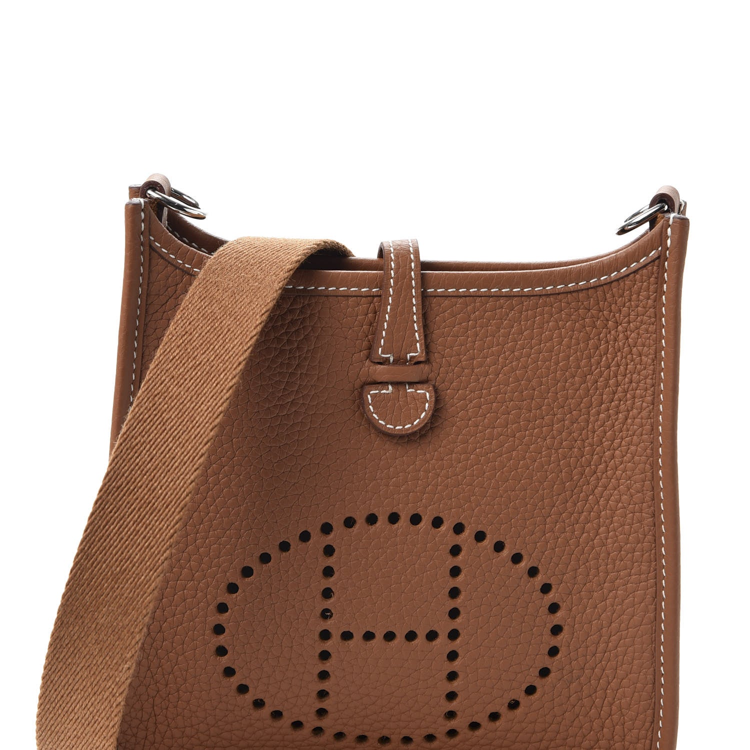 Hermes Taurillon Clemence Evelyne TPM Gold 8 of 10