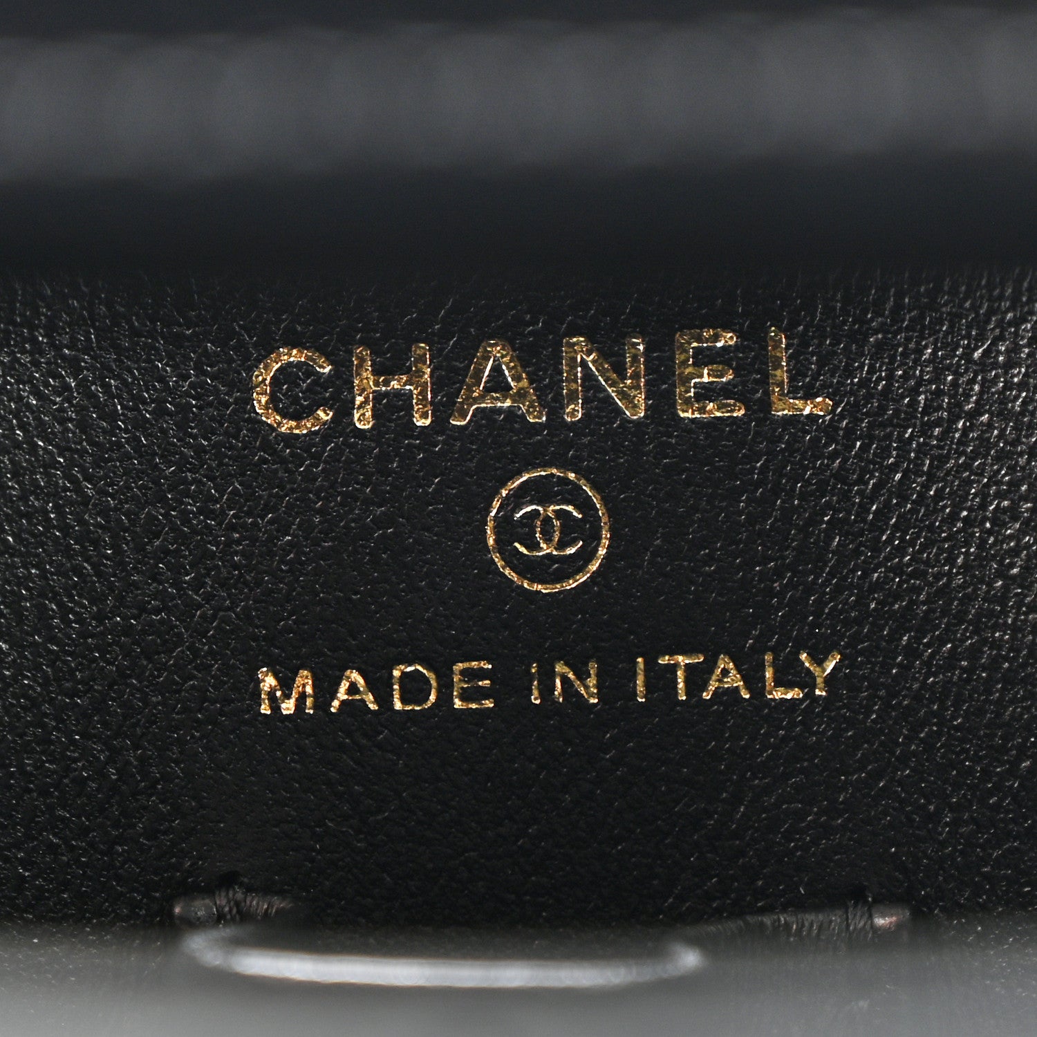 Chanel Lambskin Quilted Chain Top Handle Vanity With Chain  Black 7 of 8