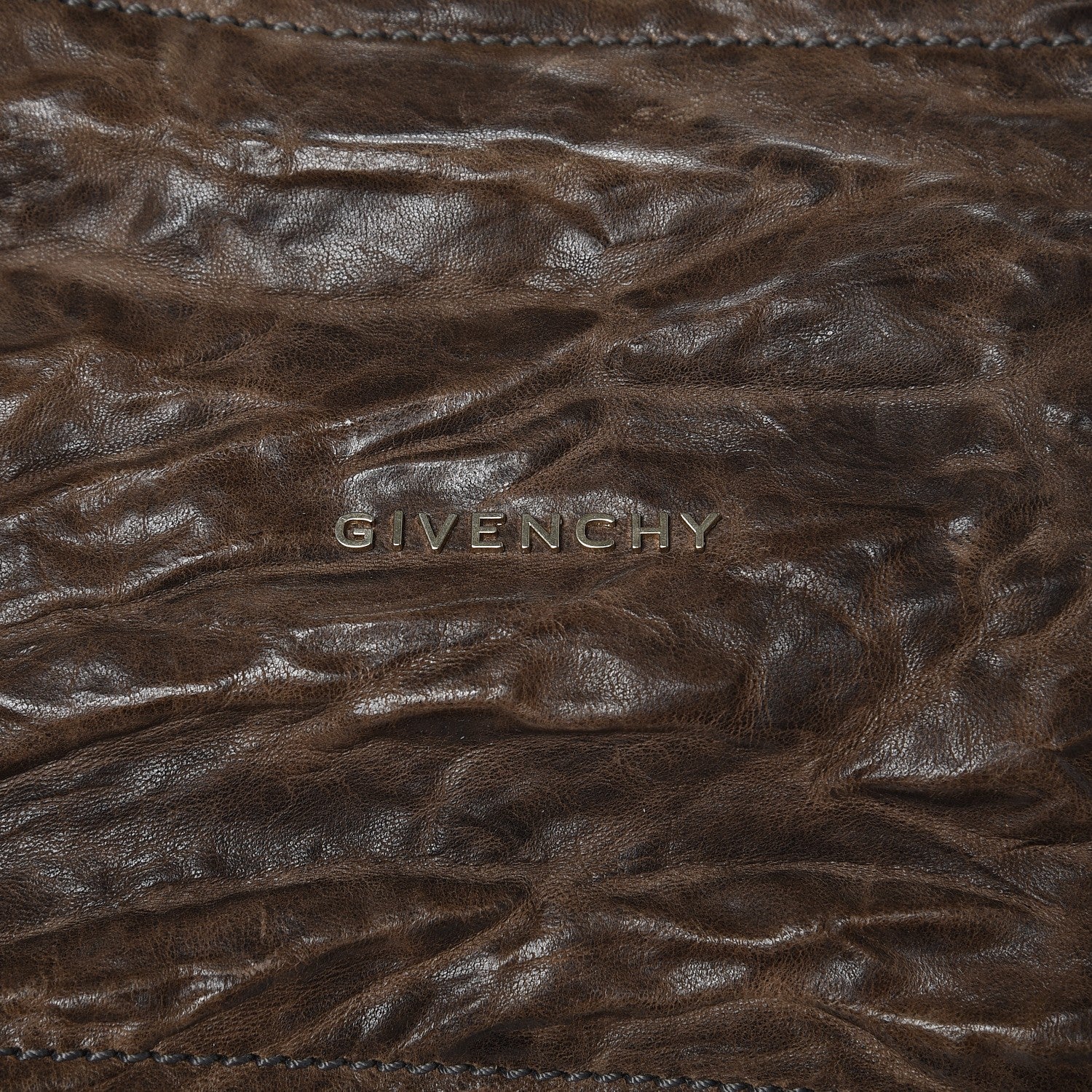 Givenchy Tumbled Sheepskin Small Pandora Charcoal 9 of 9