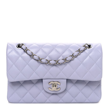 Chanel Caviar Quilted Small Double Flap Light Purple 1 of 10