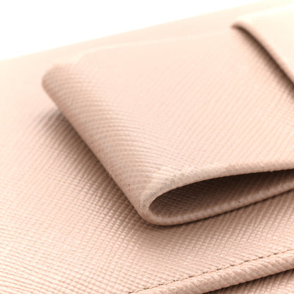 Prada Saffiano Fiocco Bow Continental Wallet Cammeo 7 of 13