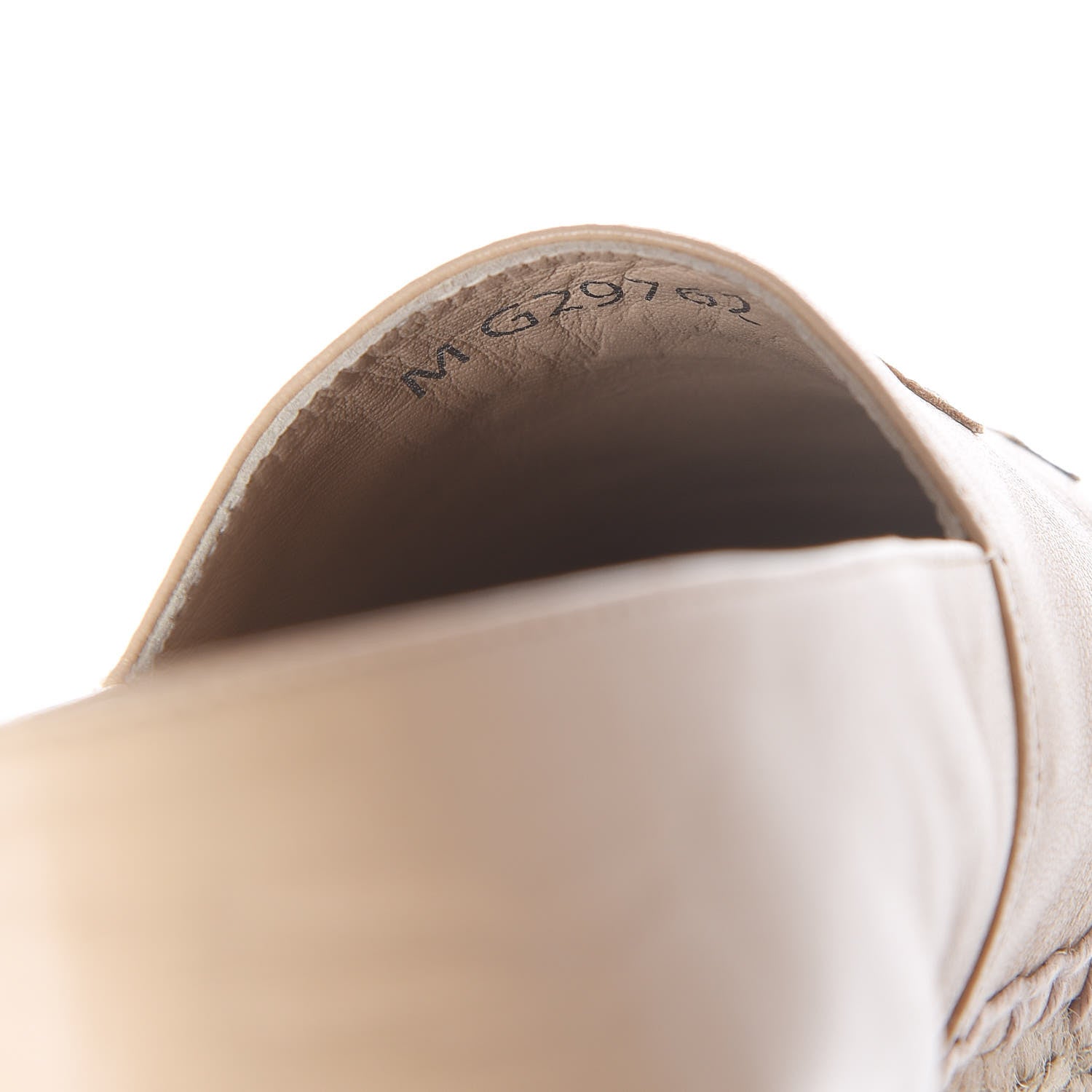 Chanel Lambskin CC Espadrilles 37 Beige Black 11 of 14