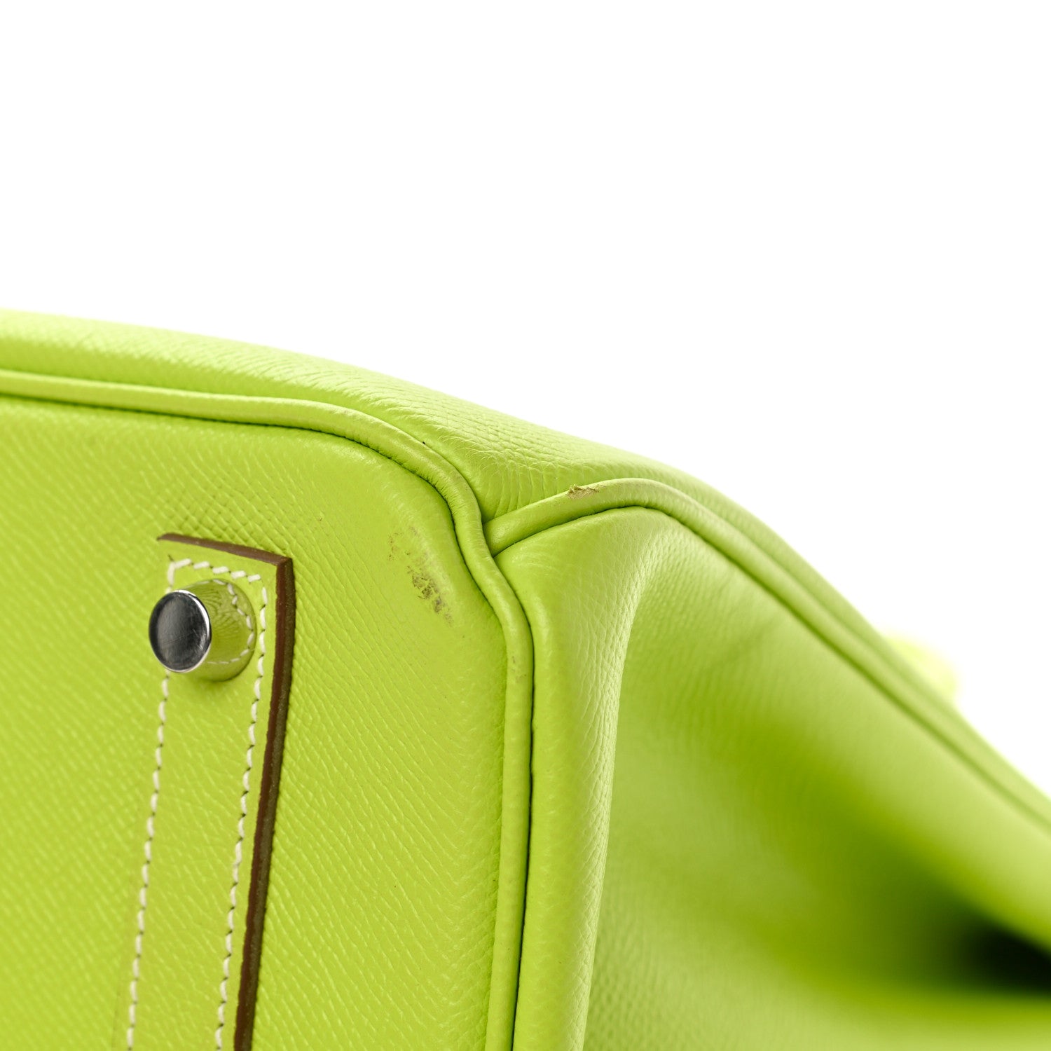 Hermes Epsom Candy Birkin 35 Kiwi Lichen 12 of 15
