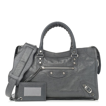 Balenciaga Agneau Classic Silver Hardware S City Gris Fossile 1 of 13