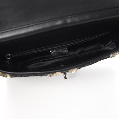 Chanel Sequin Mini Flap Beige Black 4 of 10