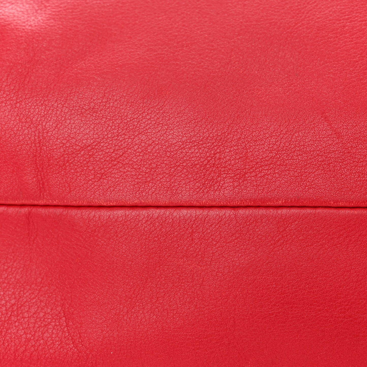 Calfskin Chain Gancini Shoulder Bag Red