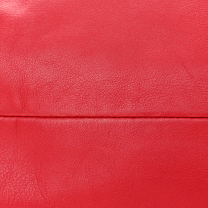 Salvatore Ferragamo Calfskin Chain Gancini Shoulder Bag Red 12 of 12