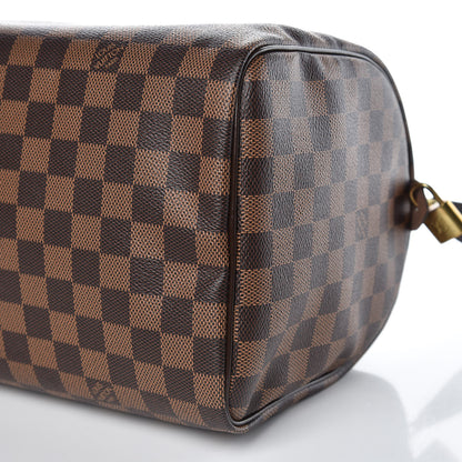 Louis Vuitton Damier Ebene Speedy 30 10 of 12