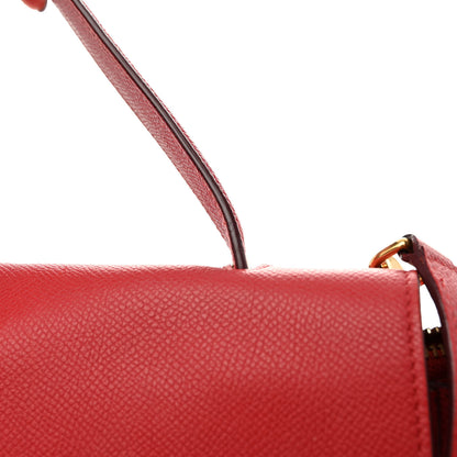 Celine Grained Calfskin Mini Belt Bag Coquelicot 10 of 17