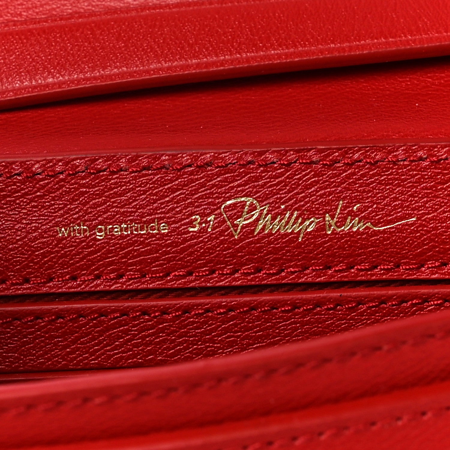 3.1 Phillip Lim Calfskin Mini Pashli Saddle Belt Bag Red 6 of 10