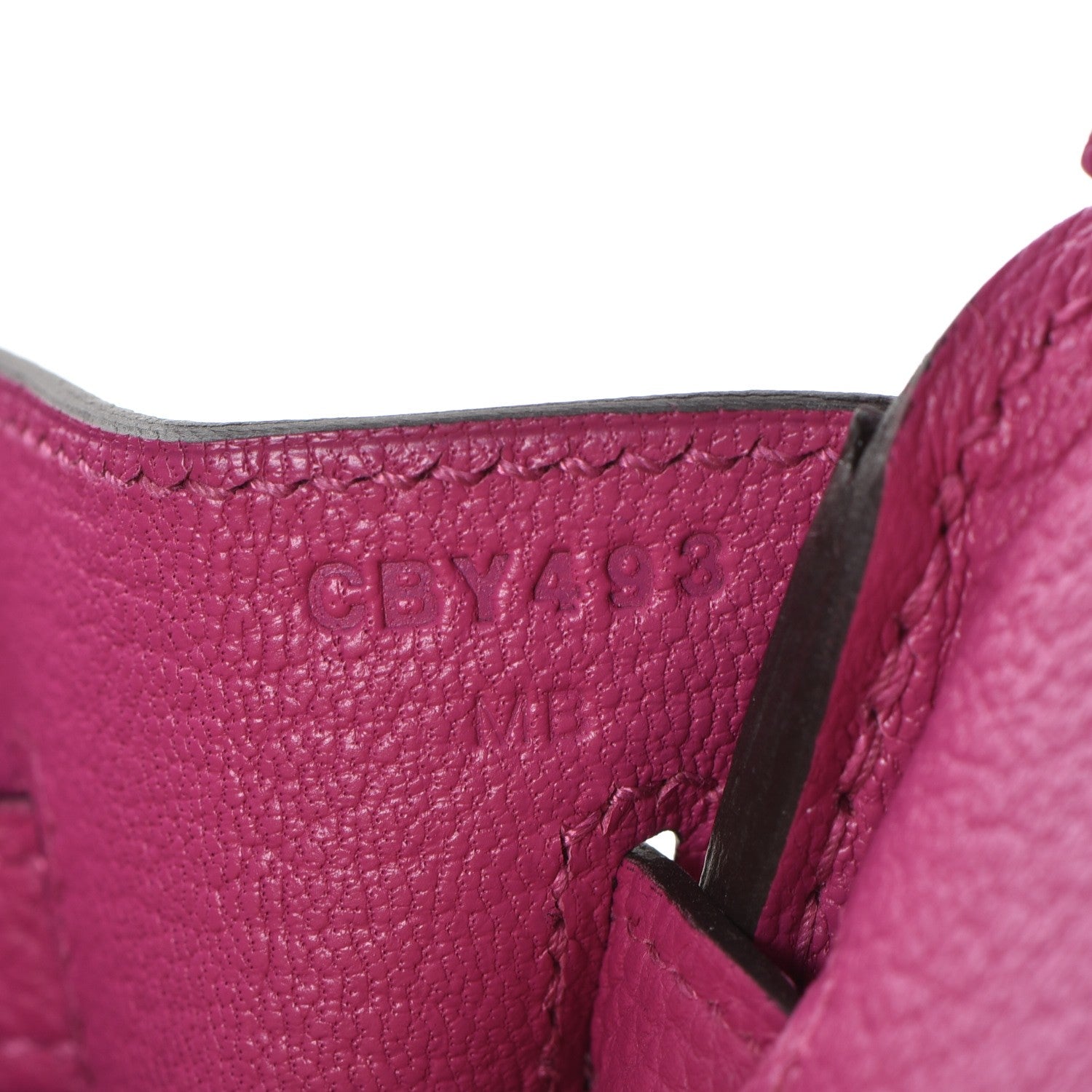 Hermes Togo Birkin 25 Rose Pourpre 33 of 38