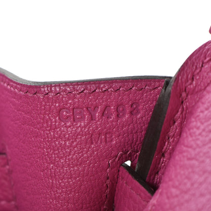 Hermes Togo Birkin 25 Rose Pourpre 33 of 38