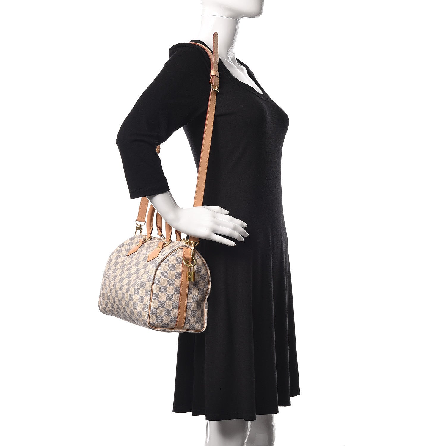 Louis Vuitton Damier Azur Speedy Bandouliere 25 2 of 13