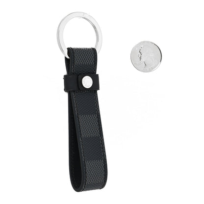 Louis Vuitton Damier Graphite LV Dragonne Key Holder 2 of 3