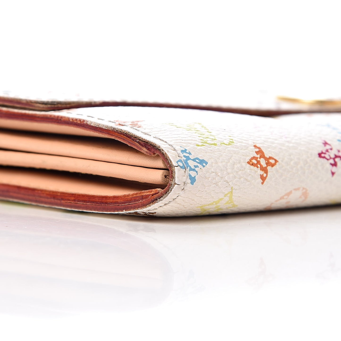 Monogram Multicolor Sarah Wallet White