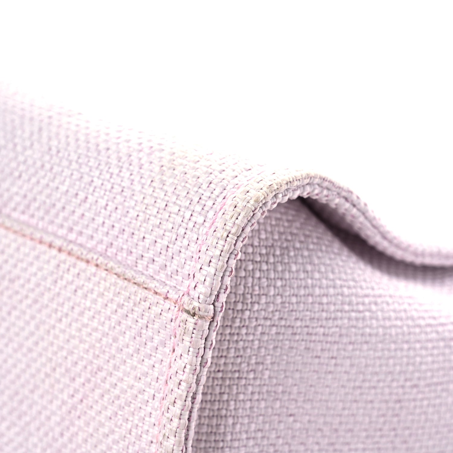 Chanel Woven Straw Raffia Medium Deauville Tote Pink 11 of 16