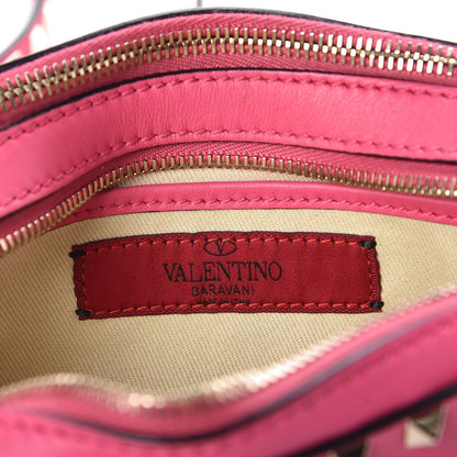 Valentino Garavani Vitello Rockstud Double Zip Camera Crossbody Bag Peony 6 of 6