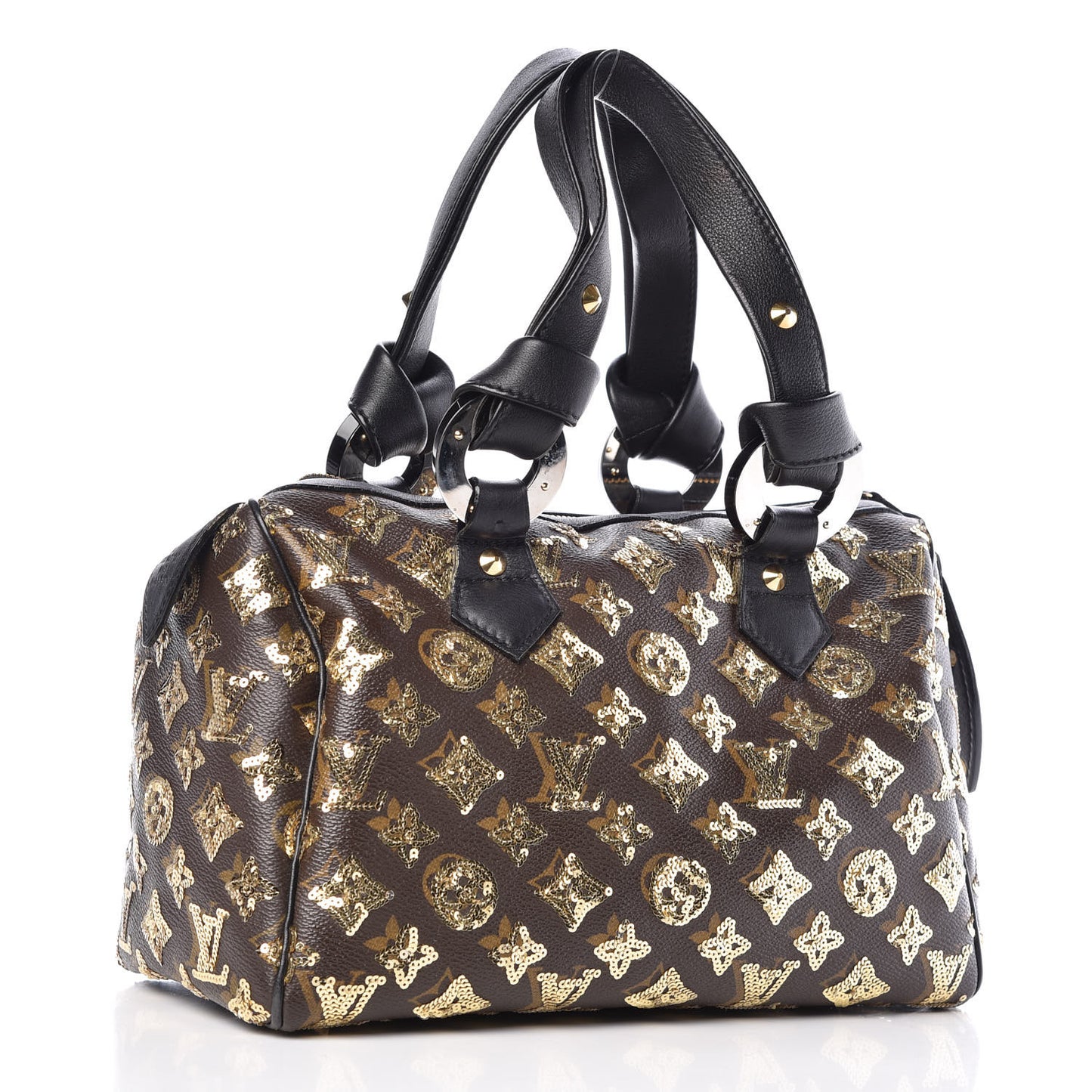 Monogram Sequins Eclipse Speedy 28 Gold