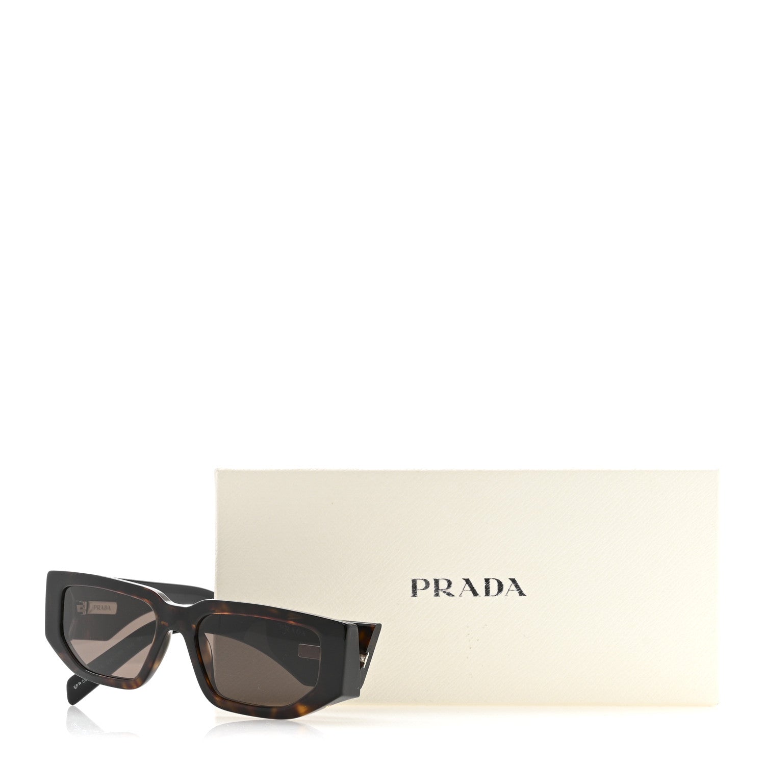 Prada Acetate Sunglasses SPR 09Z Tortoise Black 8 of 8