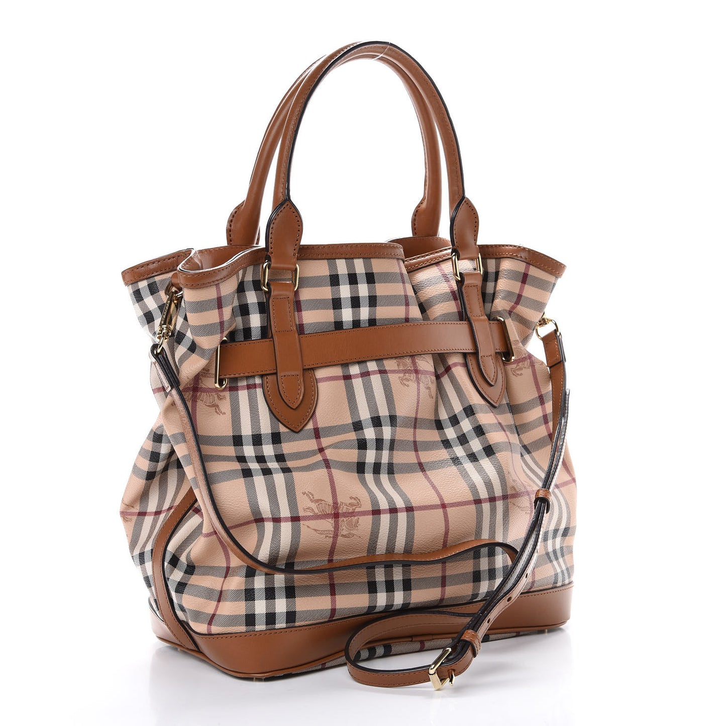 Haymarket Check Medium Golderton Tote Mid Camel