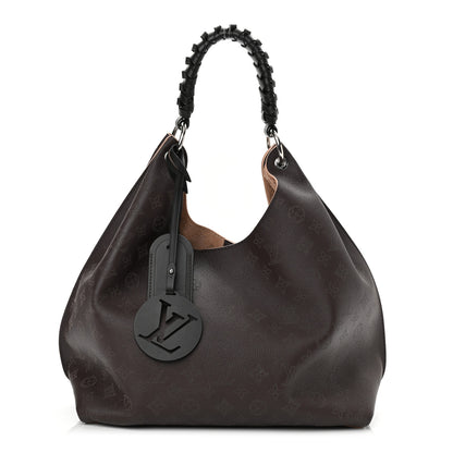 Louis Vuitton Mahina Carmel Hobo Chocolate 1 of 9