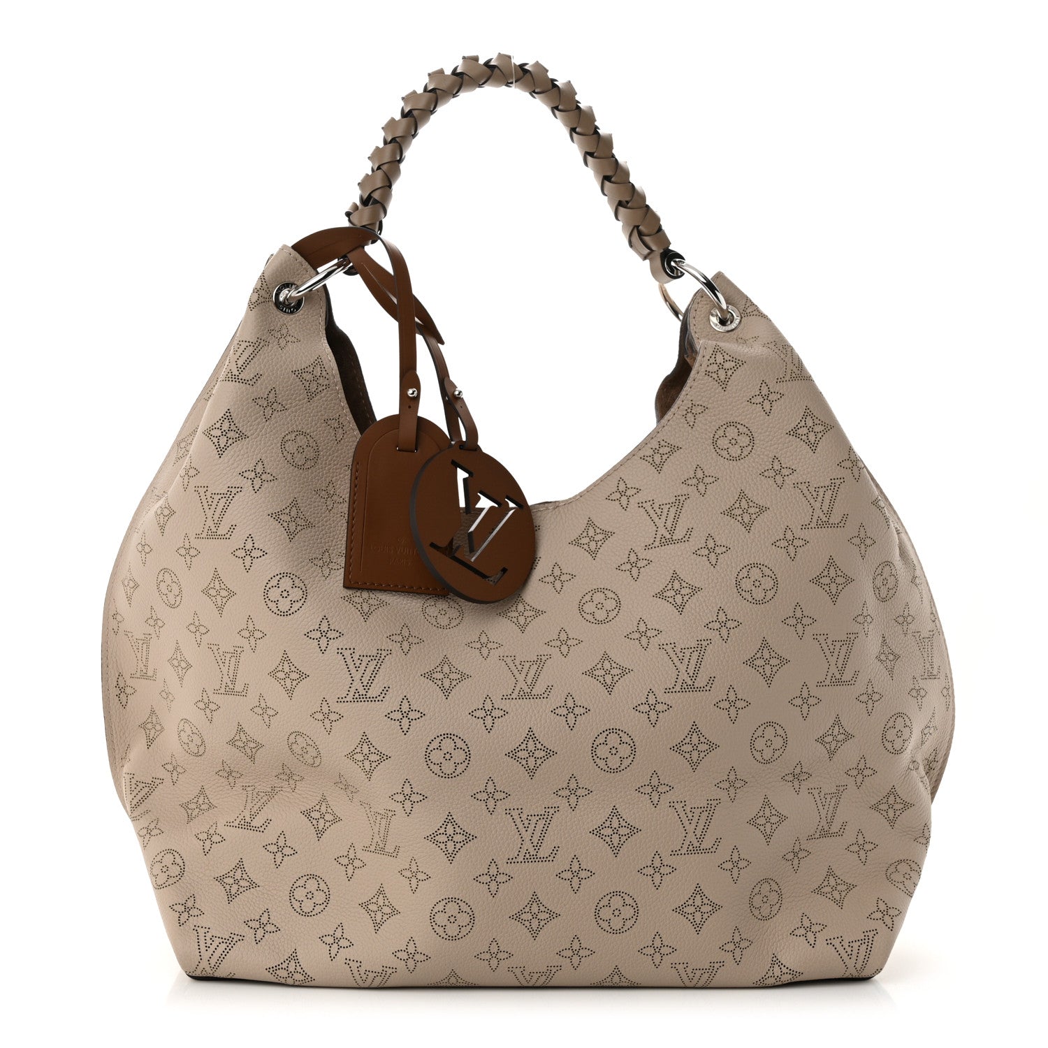 Louis Vuitton Mahina Carmel Hobo Galet 1 of 10