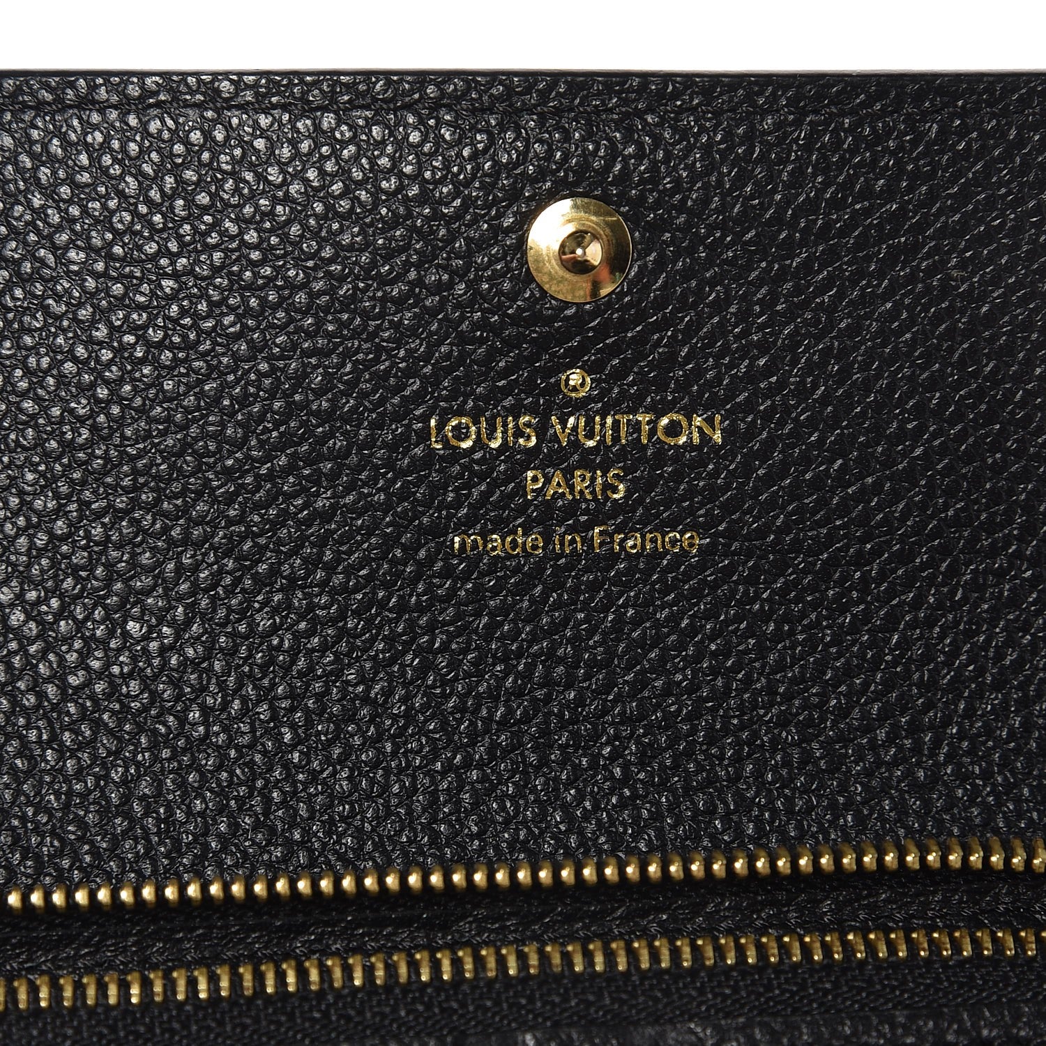 Louis Vuitton Empreinte Pont-Neuf Compact Wallet Black 6 of 7