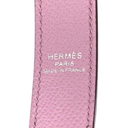 Hermes Epsom 25mm Hexagone Tressage Shoulder Strap Mauve Sylvestre Rouge H Jaune de Naples 3 of 5