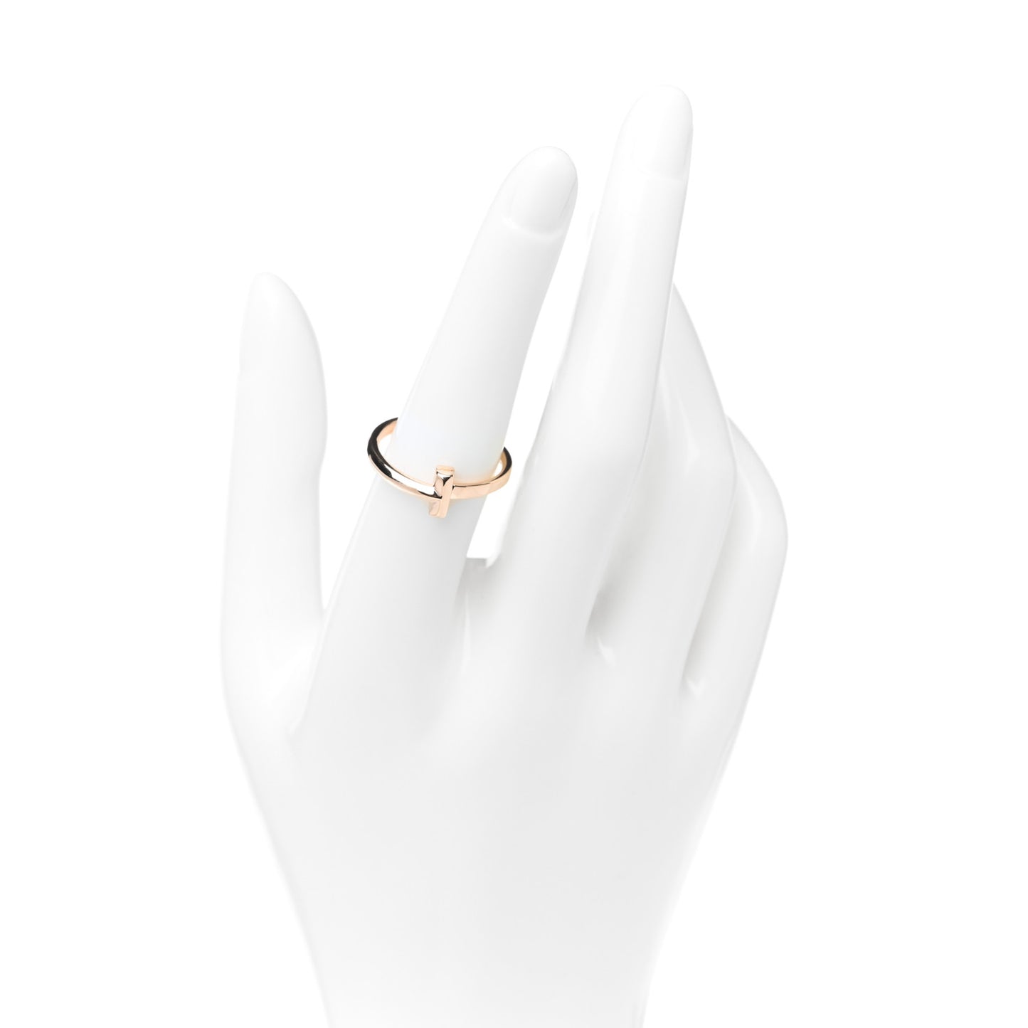 18K Rose Gold T T1 Ring 53 6.25