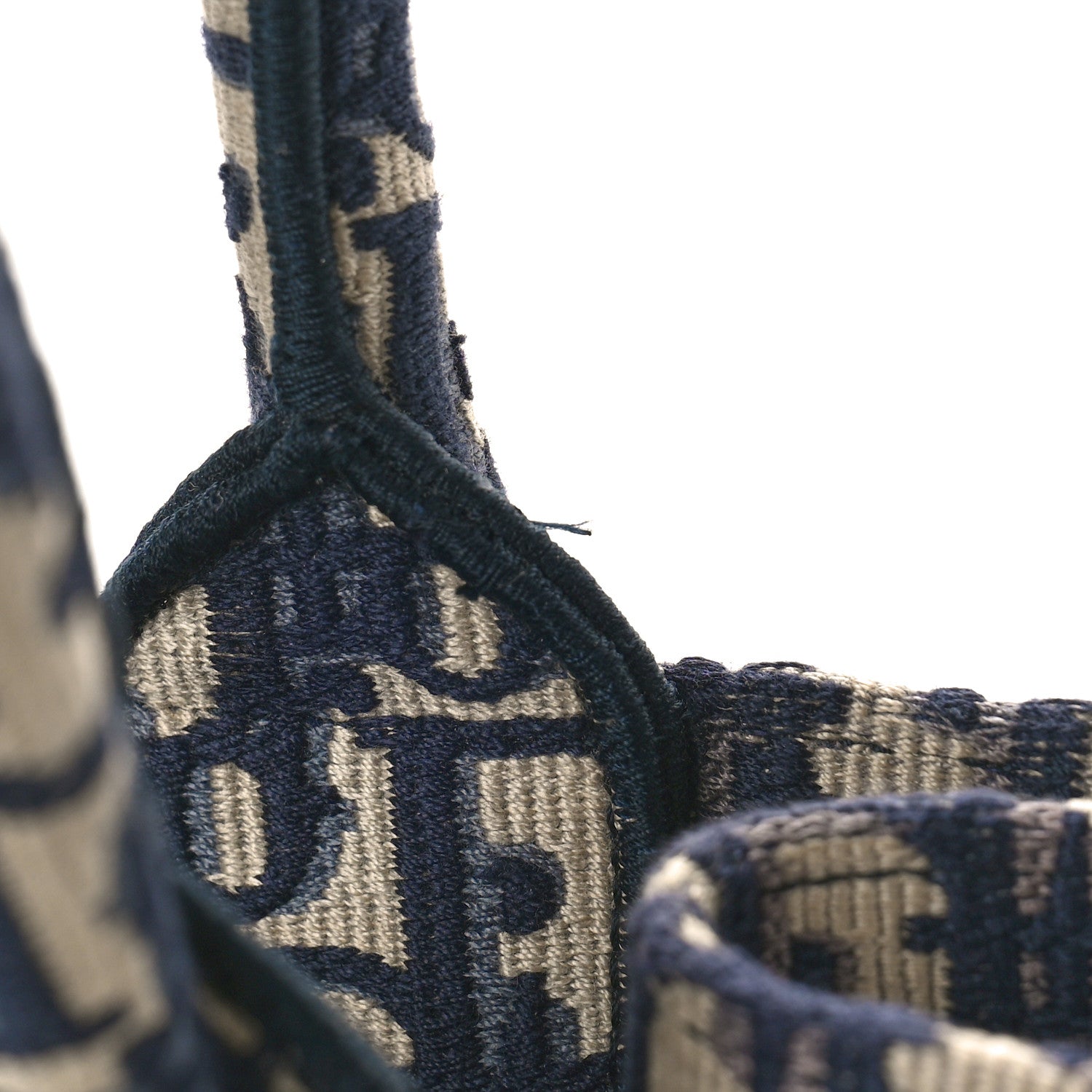 Christian Dior Oblique Medium Book Tote Blue Multicolor 12 of 12