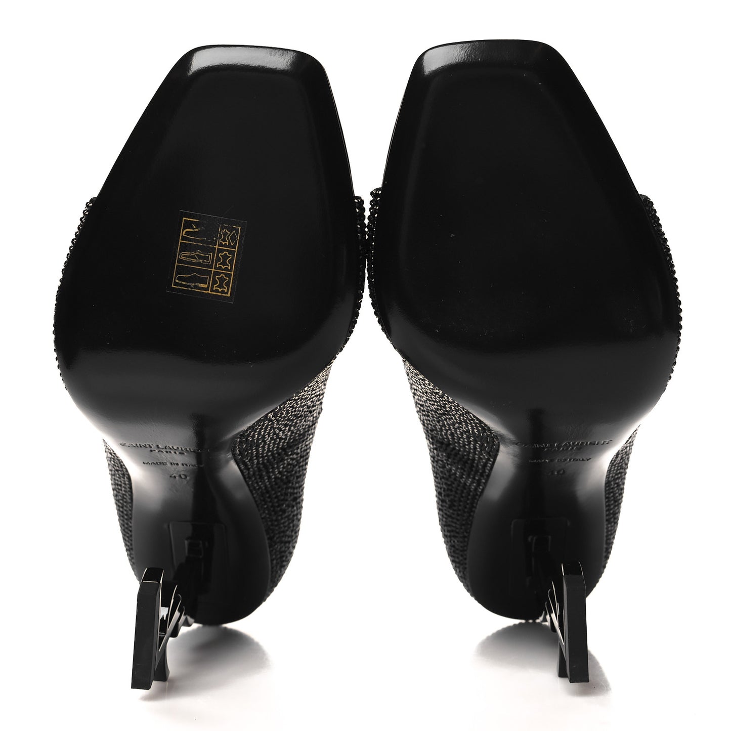 Kid Suede Crystal Embellished Opyum Ankle Strap Sandals 40 Black