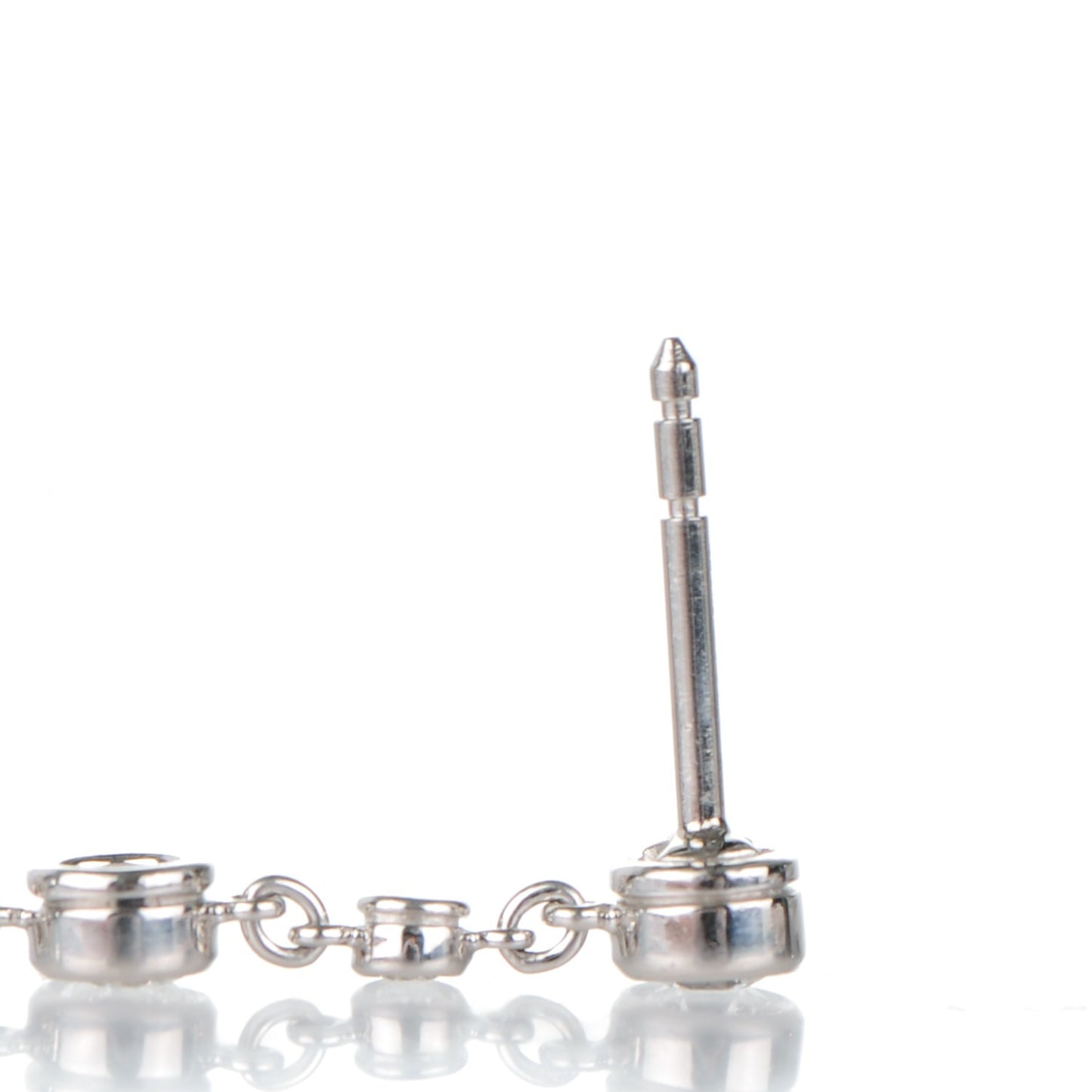 Platinum Elsa Peretti Diamonds by the Yard Drop Earrings