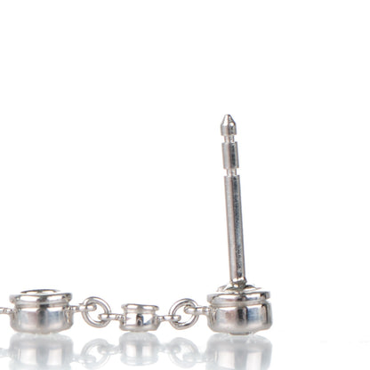Tiffany Platinum Elsa Peretti Diamonds by the Yard Drop Earrings 4 of 8