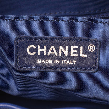 Chanel Lambskin Quilted Large Urban Spirit Backpack Blue 5 of 9