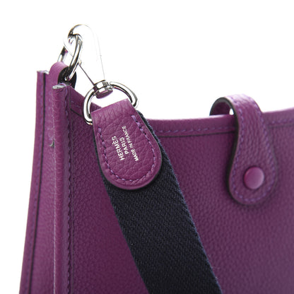 Hermes Taurillon Maurice Amazone Evelyne TPM Anemone Blue Indigo 9 of 11
