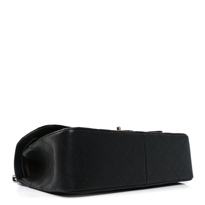 Chanel Caviar Quilted Jumbo Double Flap Black 4 of 11