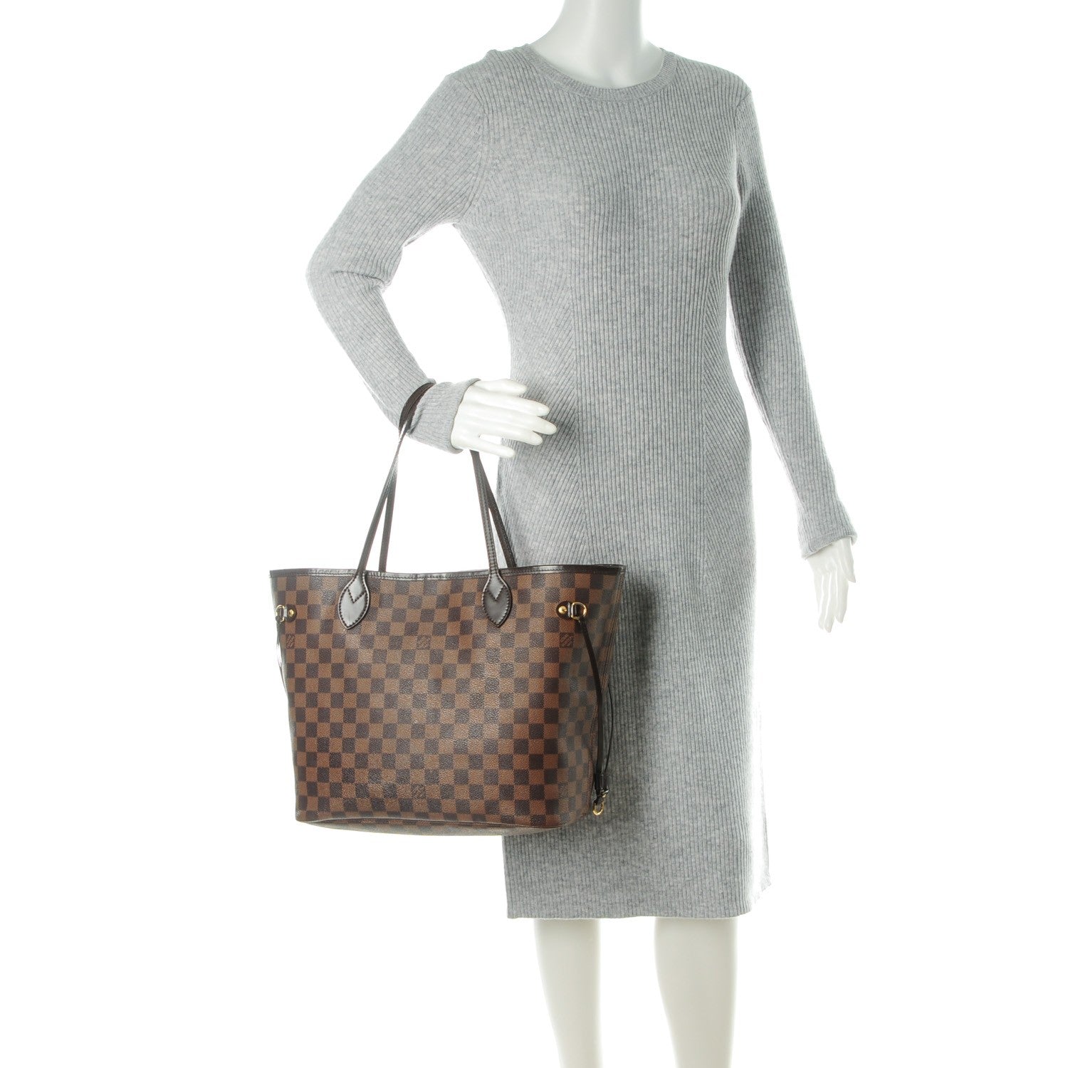 Louis Vuitton Damier Ebene Neverfull MM 2 of 8