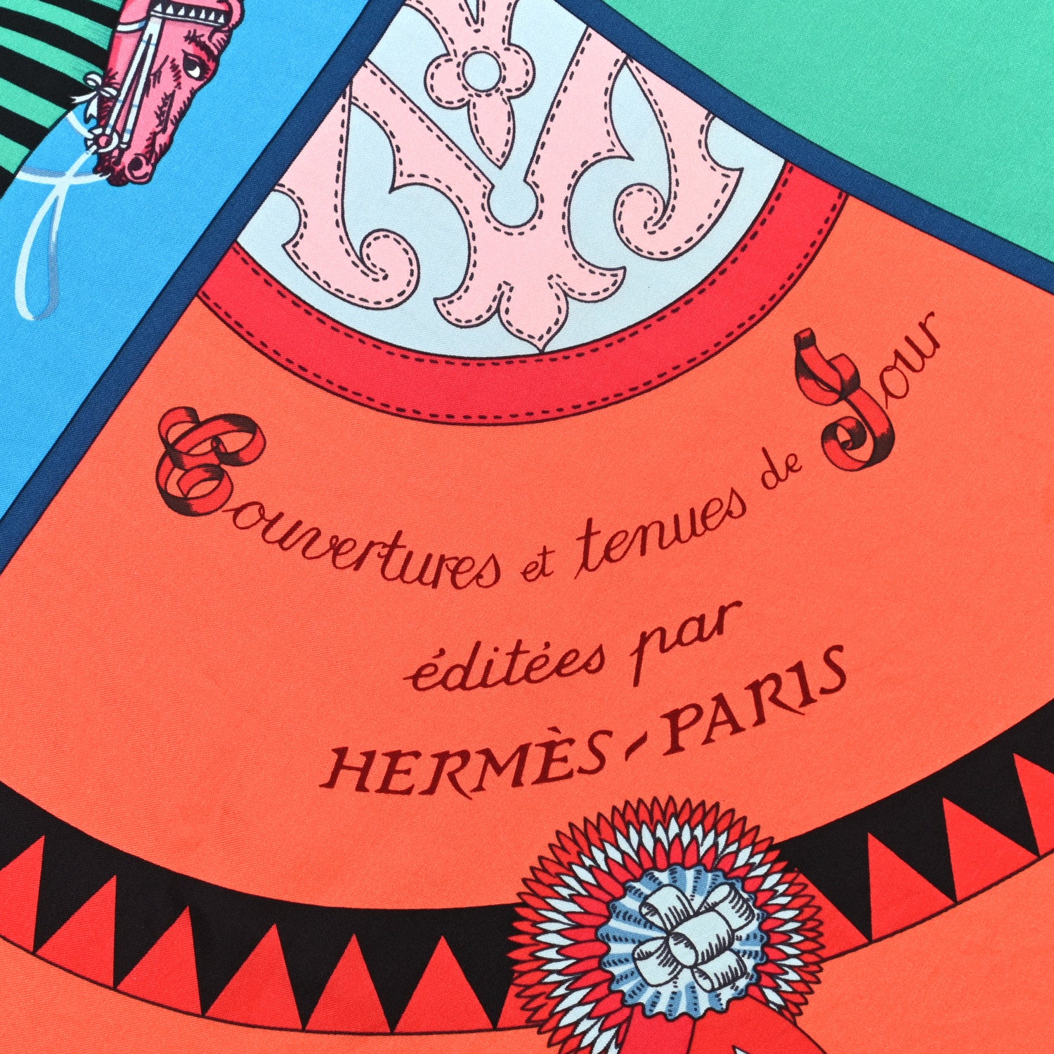 Hermes Silk Couvertures Nouvelles Scarf 140 2 of 4