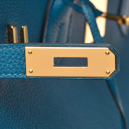 Hermes Togo Birkin 35 Bleu de Galice 28 of 31