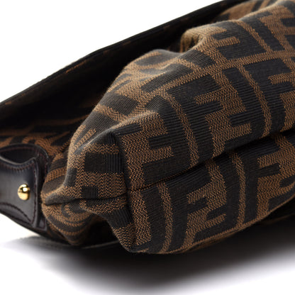 Fendi Zucca Small Chef Shoulder Bag Tobacco 12 of 15