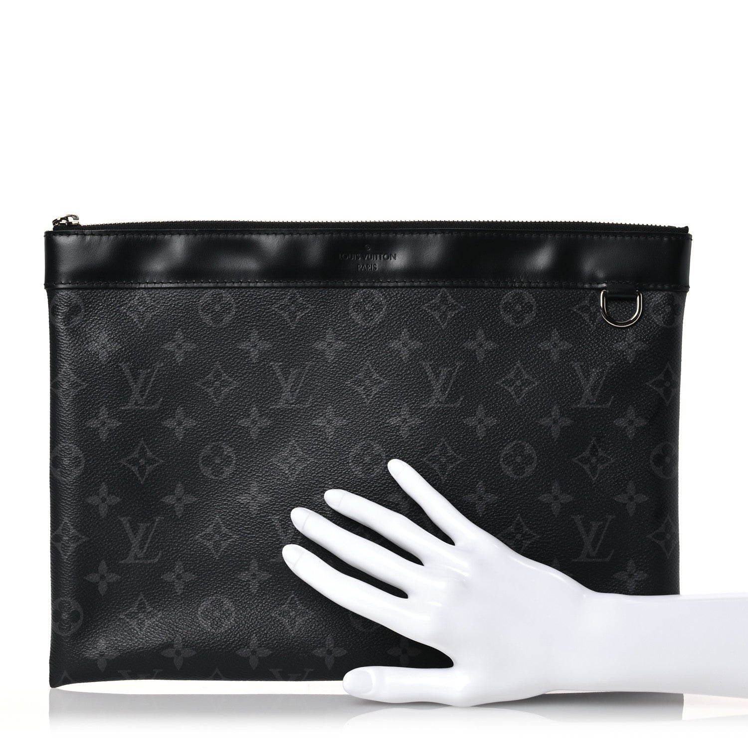 Louis Vuitton Monogram Eclipse Discovery Pochette GM 2 of 8