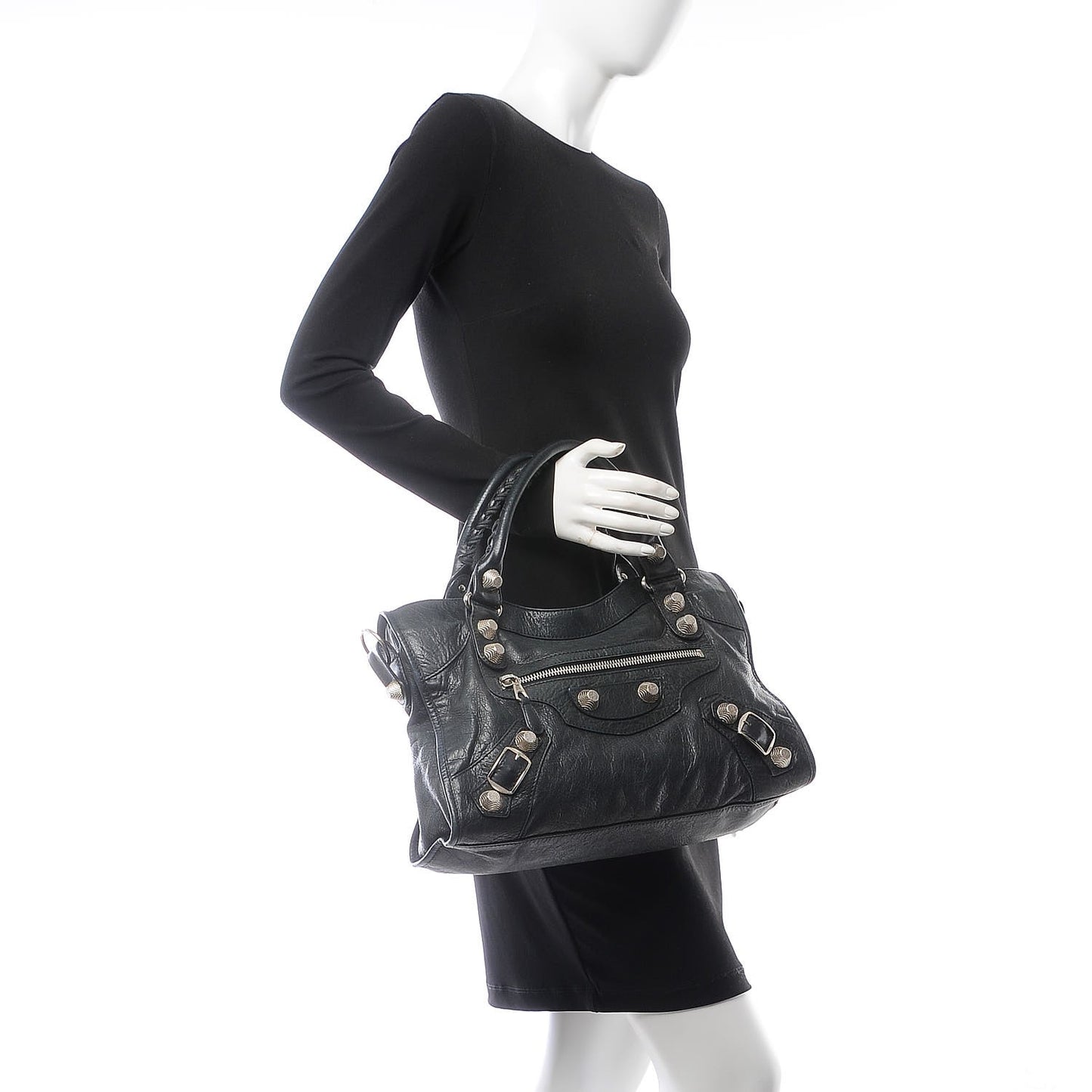 Agneau Giant 21 Silver Hardware City Black