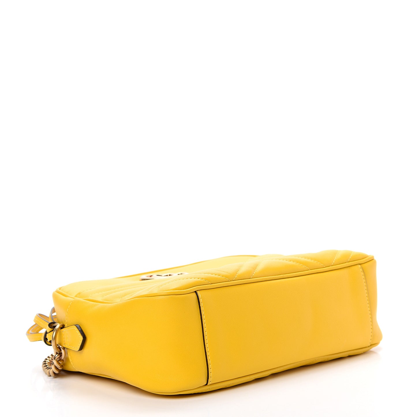 Calfskin Matelasse Medium GG Marmont Chain Shoulder Bag Stone Topaz