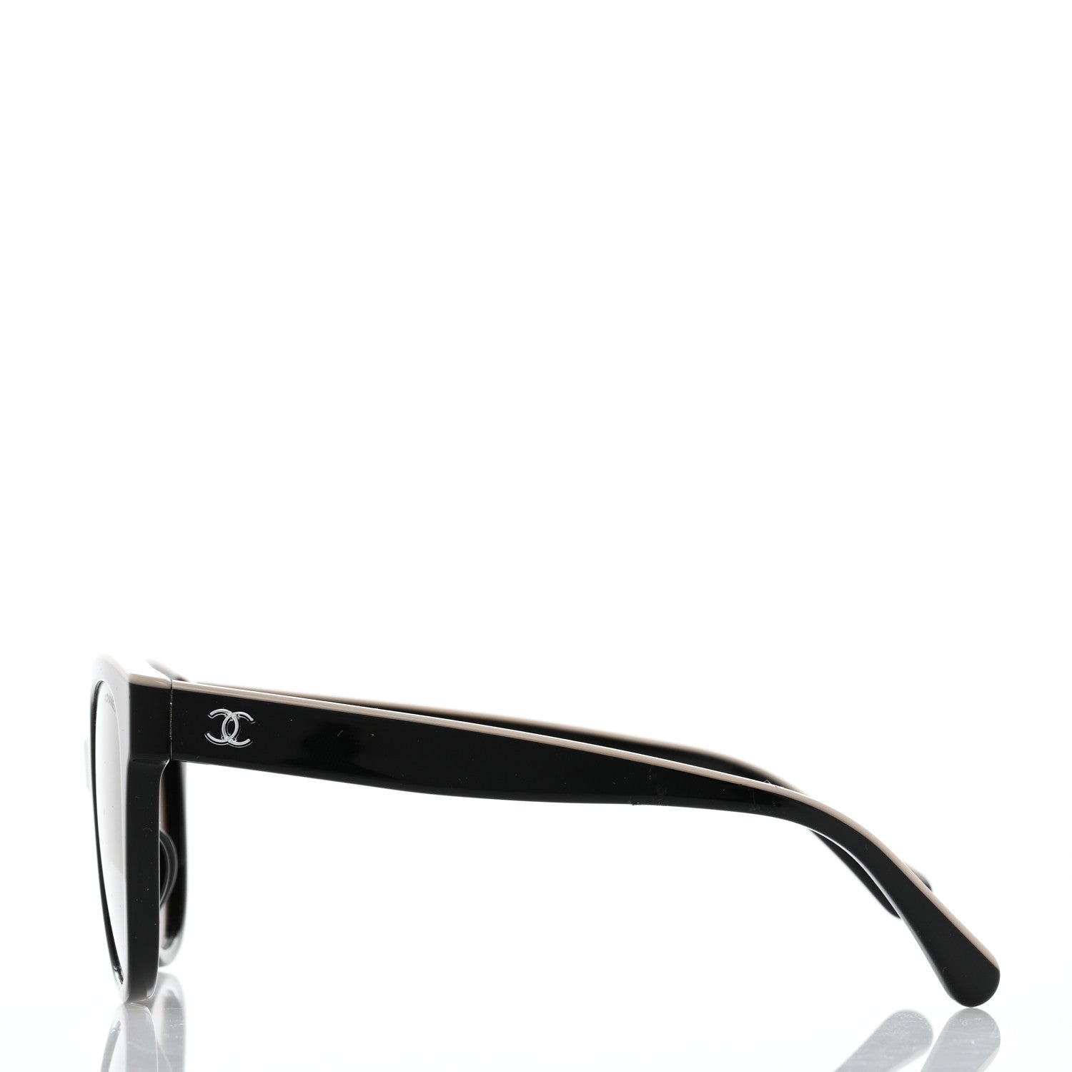 Chanel Acetate CC Butterfly Sunglasses 5414-A Black 3 of 8