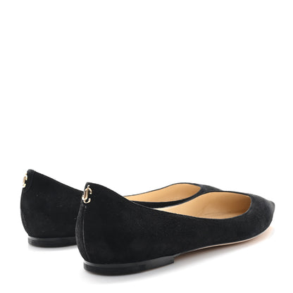 Jimmy Choo Suede Love Flats 39 Black 8 of 9