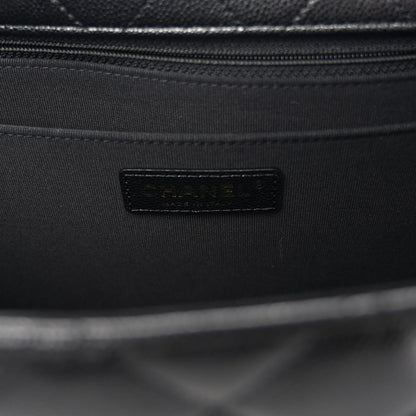 Chanel Caviar Quilted XXL Travel Flap Bag Black 6 of 10