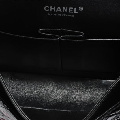 Chanel Patent Medium Double Flap Black 8 of 9